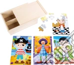 Box puzzle 4 in 1 Ragazzi in costume da travestimento giochi
