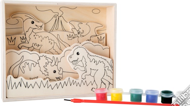 Disegni in legno da colorare “ Dinosauro” gioco