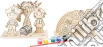Disegni in legno da colorare “Pirati e fate” giochi