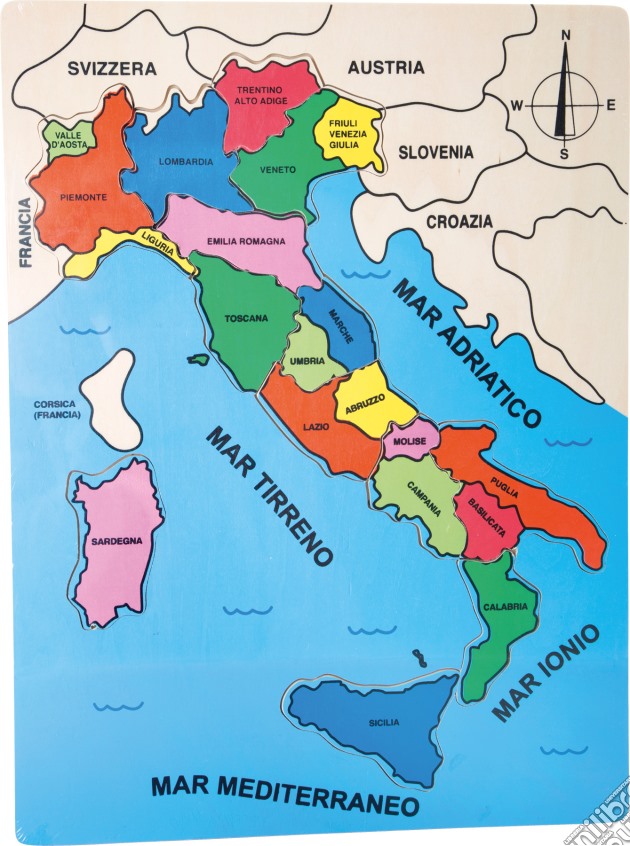 Puzzle dei Paesi Italia gioco