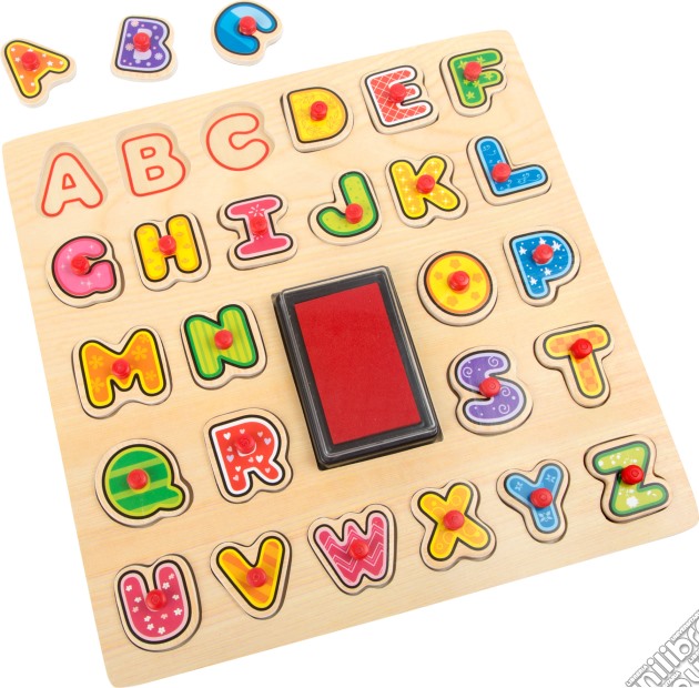 Timbro e Puzzle ABC gioco