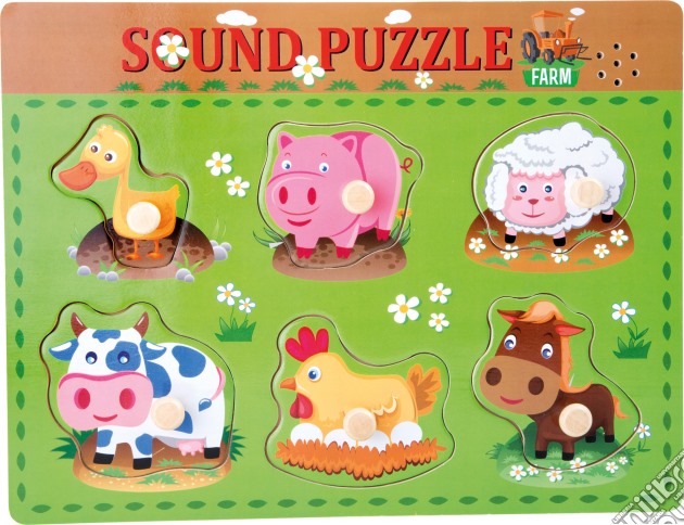 Puzzle con versi di animali  gioco