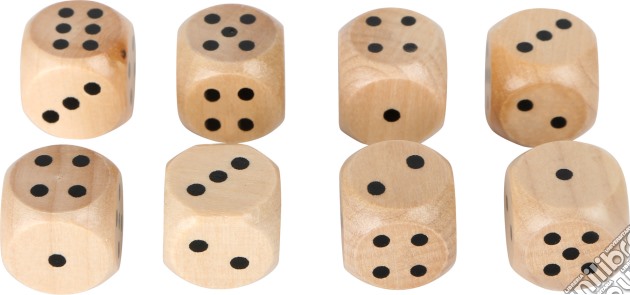 Set di dadi in legno gioco