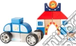 Set costruzioni in legno Polizia con suono giochi