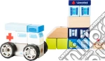 Set costruzioni in legno Ambulanza con suono  giochi