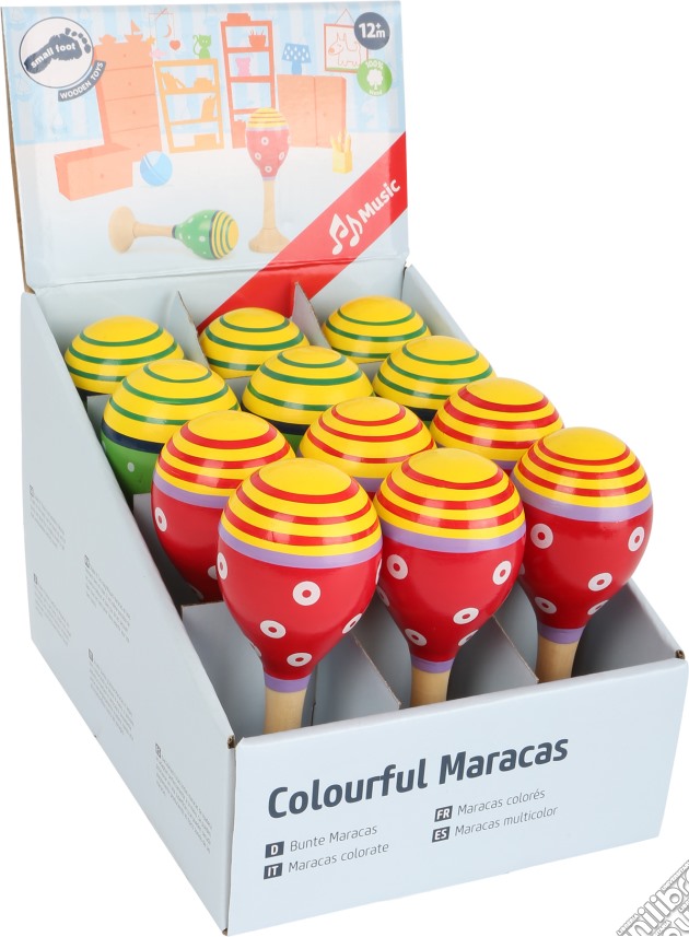 Display Maracas colorate gioco