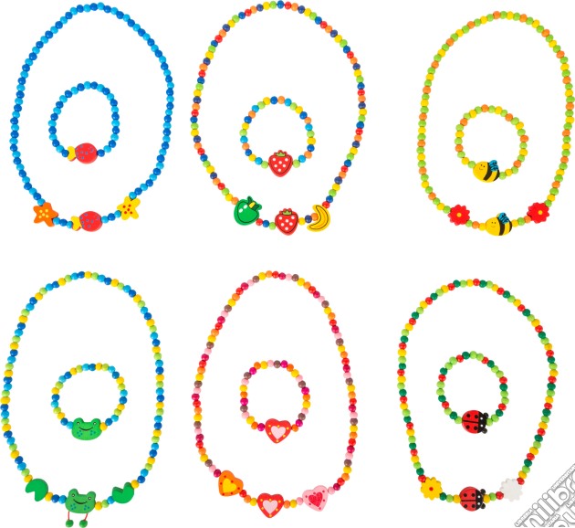 Set gioielli Motivi colorati gioco