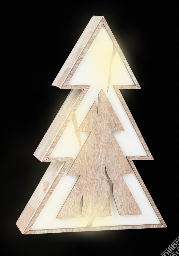 Albero illuminato, design tronco d'albero gioco