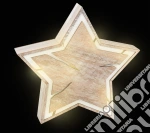 Stella illuminata, piccola, design tronco d'albero giochi