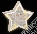 Stella illuminata, design tronco d'albero giochi