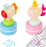 Espositore Timbri Unicorno Luna e Drago Merlin giochi