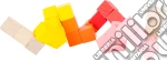 Cubo da costruzione rosso e giallo giochi