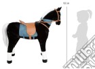Cavallo XL con suono, nero giochi