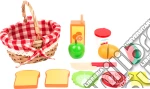 Cestino da pic nic con alimenti da tagliare giochi