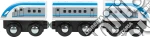 Ferrovia in legno con ponte giochi