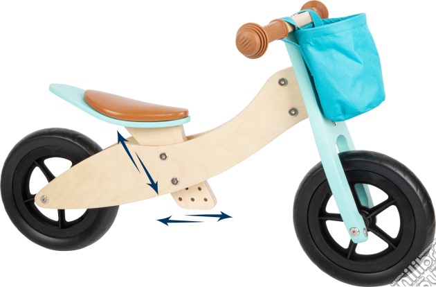 Triciclo Trike Maxi 2 in 1 turchese gioco