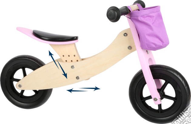 Triciclo Trike Maxi 2 in 1 rosa gioco