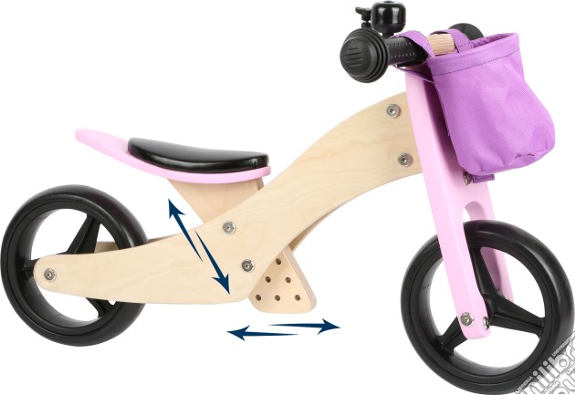 Triciclo Trike 2 in 1 rosa gioco