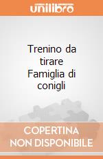 Trenino da tirare Famiglia di conigli giochi