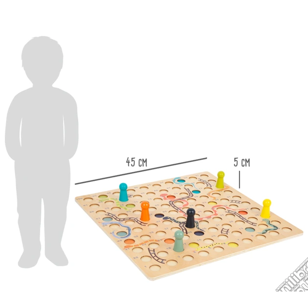 Gioco da tavolo di scale e serpenti - Giochi per bambini