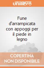 Fune d'arrampicata con appoggi per il piede in legno giochi