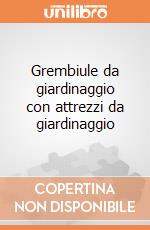Grembiule da giardinaggio con attrezzi da giardinaggio giochi