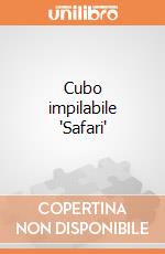 Cubo impilabile 'Safari' giochi