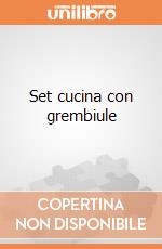Set cucina con grembiule giochi