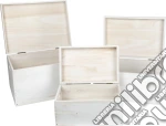 Cassette di legno bianche giochi