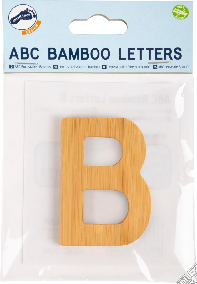 Lettera dell'alfabeto in bambù B gioco