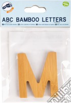Lettera dell'alfabeto in bambù M giochi
