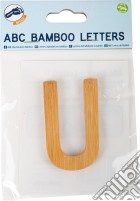 Lettera dell'alfabeto in bambù U giochi
