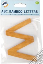 Lettera dell'alfabeto in bambù W giochi