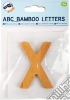 Lettera dell'alfabeto in bambù X giochi