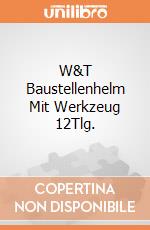 W&T Baustellenhelm Mit Werkzeug 12Tlg. gioco