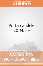 Porta candele «X-Mas» giochi