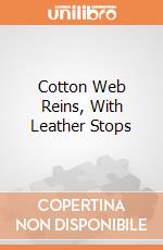 Cotton Web Reins, With Leather Stops gioco di Pfiff