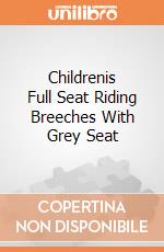 Childrenis Full Seat Riding Breeches With Grey Seat gioco di Pfiff