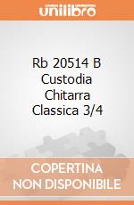 Rb 20514 B Custodia Chitarra Classica 3/4 gioco di Rockgear