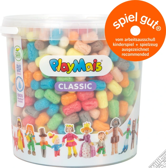 Playmais Basic 400 – Giocattolo Naturale Di Mais, 400 Pezzi, Vegano E Biodegradabile