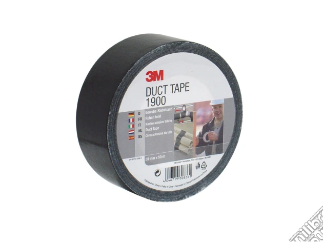3M Post-it - Nastro Telato Nero 50mmx50m gioco di 3M
