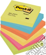 3M Post-it - 100 Foglietti Post-it Colori Assortiti Energy (Giallo Ultra, Blu Ultra, Fucsia Ultra, Verde Neon) 76x76mm giochi