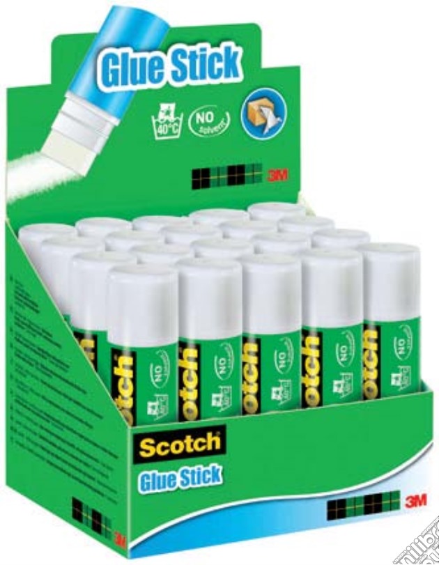 3M Post-it - Espositore Colla Stick Scotch 21 Gr gioco di 3M