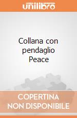 Collana con pendaglio  Peace giochi