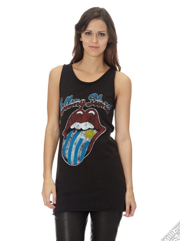 Rolling Stones - Uruguay Tongue (Maglia Lunga Donna Tg. L) gioco di Import