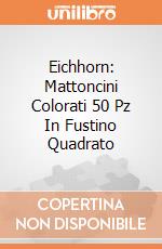 Eichhorn: Mattoncini Colorati 50 Pz In Fustino Quadrato giochi