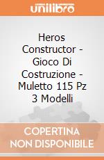 Heros Constructor - Gioco Di Costruzione - Muletto 115 Pz 3 Modelli gioco