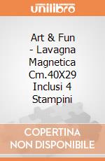 Art & Fun - Lavagna Magnetica Cm.40X29 Inclusi 4 Stampini giochi