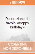 Decorazione da tavolo «Happy Birthday» giochi
