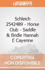 Schleich 2542489 - Horse Club - Saddle & Bridle Hannah E Cayenne gioco di Schleich